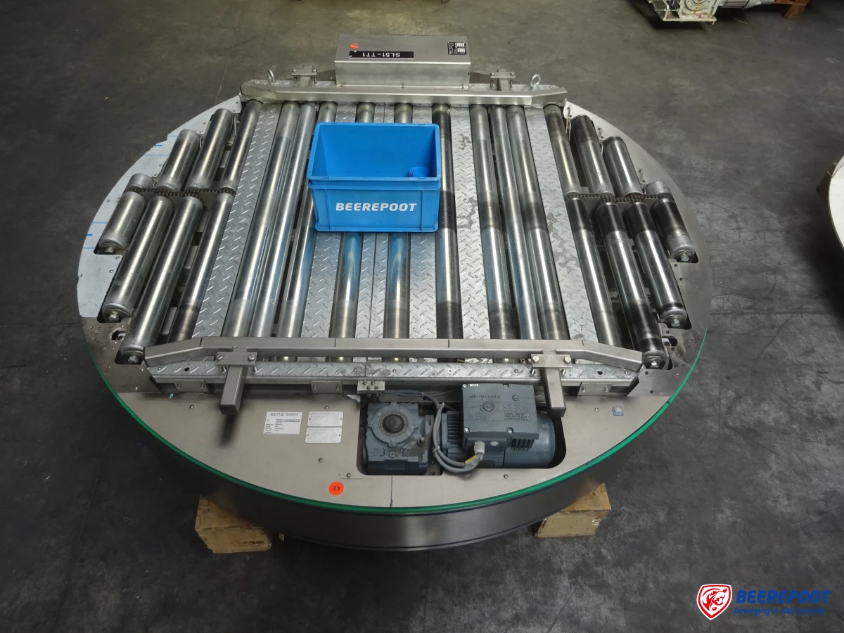 Roterende rollenbaanwissel